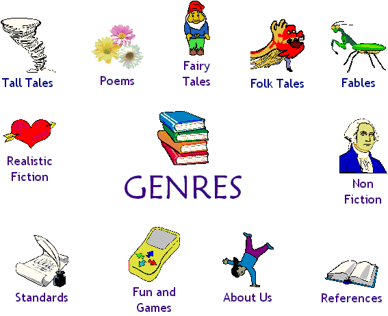 clip art for book genres - photo #42